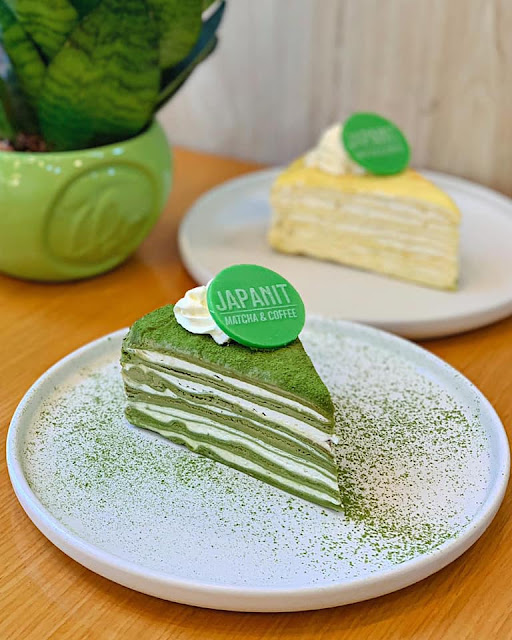 Panna cotta và bánh crepe tại Japanese Matcha  navivu.com