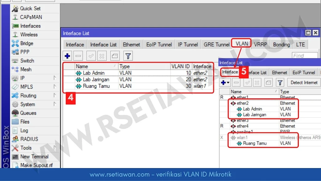 Konfigurasi Vlan Interface dan trunk Pembahasan soal praktik UKK TKJ Tahun 2022 paket 1