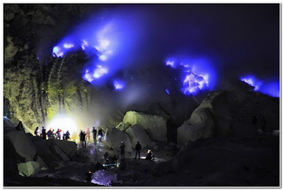 majestic blue-fire lights of ijen