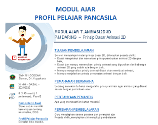 contoh modul ajar