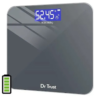 Dr Trust Electronic Rechargeable Digital Weighing Scale with Temperature Display | Best Digital Weighing Machine for Home in India | Best Weighing Machine Reviews