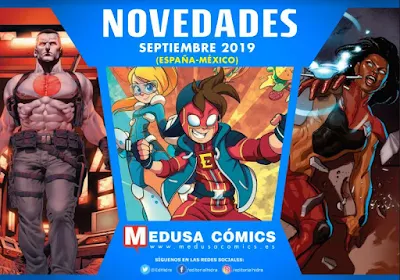 Novedades septiembre 2019 de "Medusa Cómics". 
