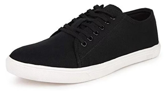 बेस्ट काले रंग का स्नेकर जूते लड़कों के लिए।  Best black color snekar shoes for men