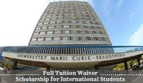 Maria Curie-Sk?odowska University Full Tuition Waiver Scholarships in Poland has commenced, as a matter of fact this free academic programme is open to all postgraduate aspirants with little or no funds, for more information continue reading.