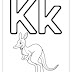 letter k coloring page coloring home - alphabet coloring pages letters k t
