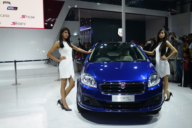 Fiat Linea 125s at Auto Expo 2016 New Delhi