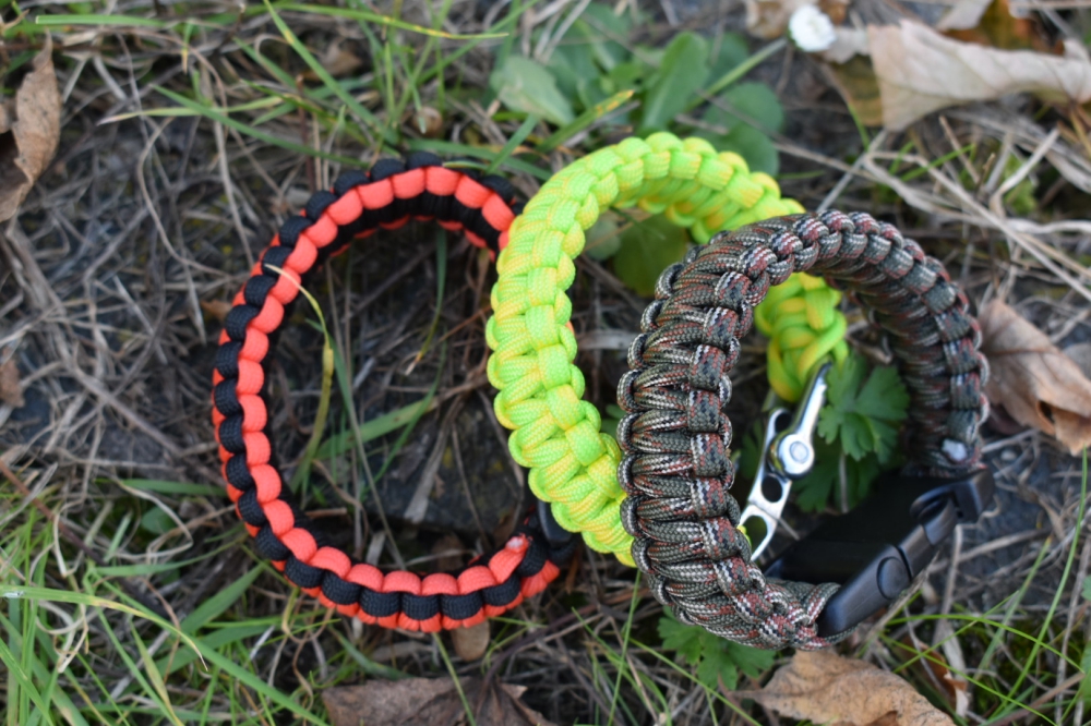 Paracord-Armbänder für den Outdoor-Einsatz* 