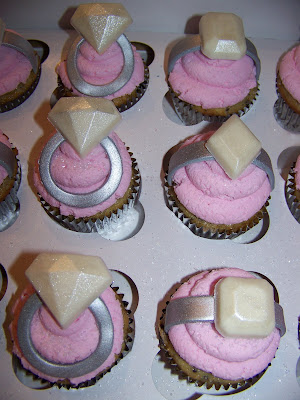 Engagement Ring Cupcakes