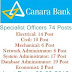 Specialist Officer in Canara Bank 74 Posts
