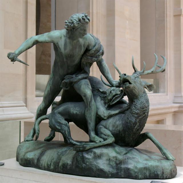 Le Génie de la chasse by Jean-Baptiste Debay, Musée du Louvre, Paris