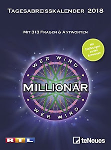 Wer wird Millionär 2018: Tagesabreißkalender