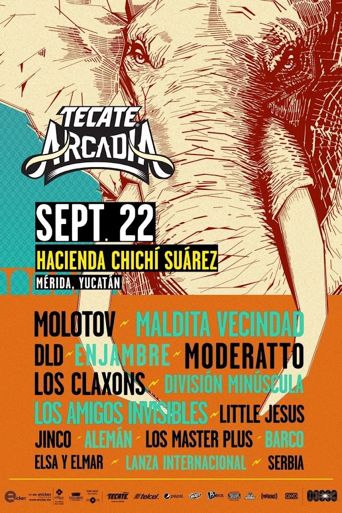 Regresa el festival más grande de Mérida! Tecate Arcadia.