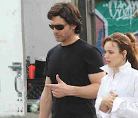 Eric Bana as the time traveler and Rachel McAdams as his wife