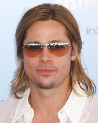 brad pitt 2011 wallpapers. Brad Pitt Long Hairstyle