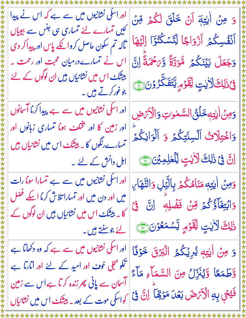 Surah Ar-Rum  with Urdu Translation,Quran with Urdu Translation,Quran,