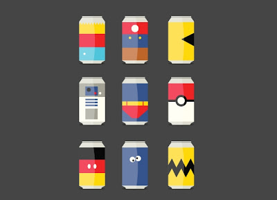 Threadless “Pop Culture” Soda Can T-shirt by David Schwen