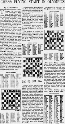 Chess: Flying Start In Olympics