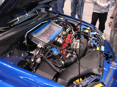 2006 Subaru Impreza WRX STi at the Portland International Auto Show in Portland, Oregon, on January 28, 2006