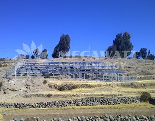Solar power pumping system in Peru