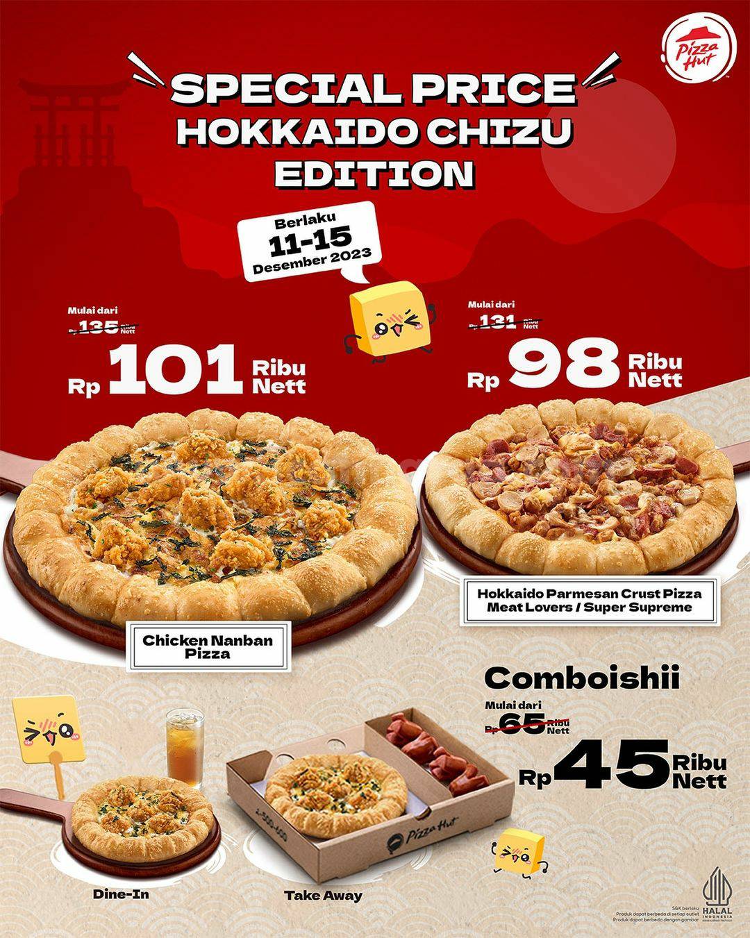 PROMO PIZZA HUT SPESIAL 12.12