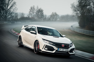 Το νέο Honda Civic Type-R πέτυχε νέο ταχύτερο γύρο για προσθιοκίνητα αυτοκίνητα στην πίστα του Nurburgring