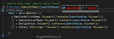 Server Side Rendering Of DataTables JS In ASP.Net Core - YogeshHadiya.in