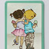 Card with Penny Black Summer Love stamp