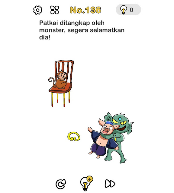 Patkai ditangkap oleh monster, segera selamatkan dia!