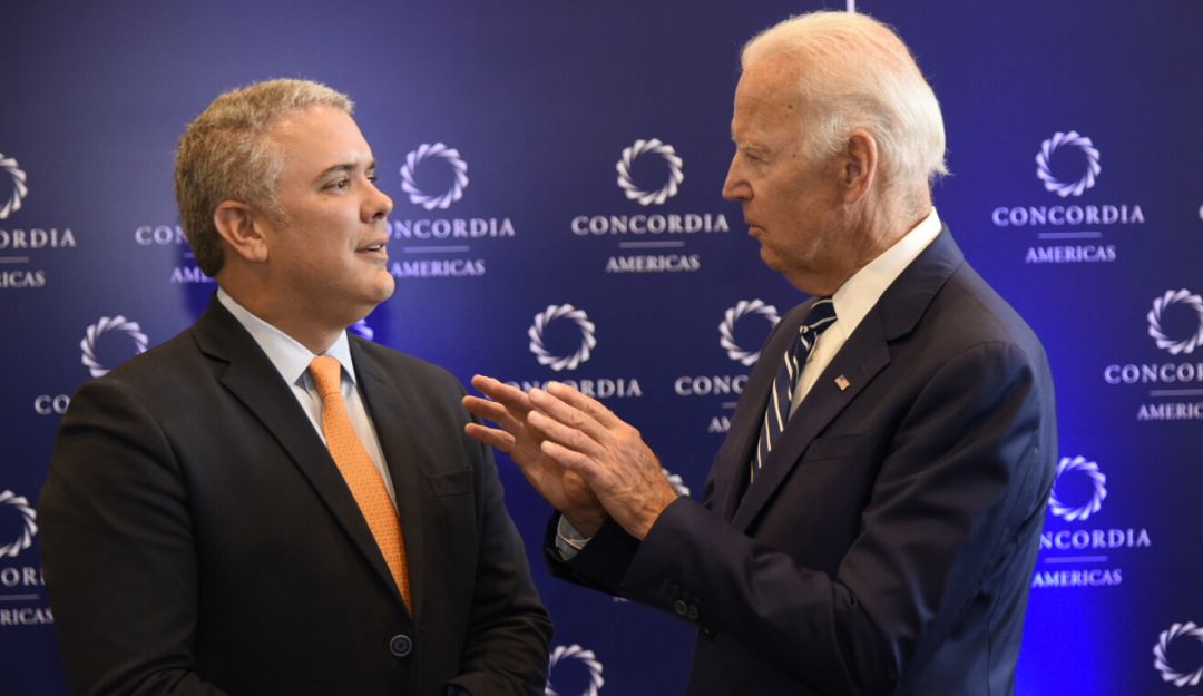 Presidente Biden envió una carta a Duque, recalcó contribuir a una paz duradera