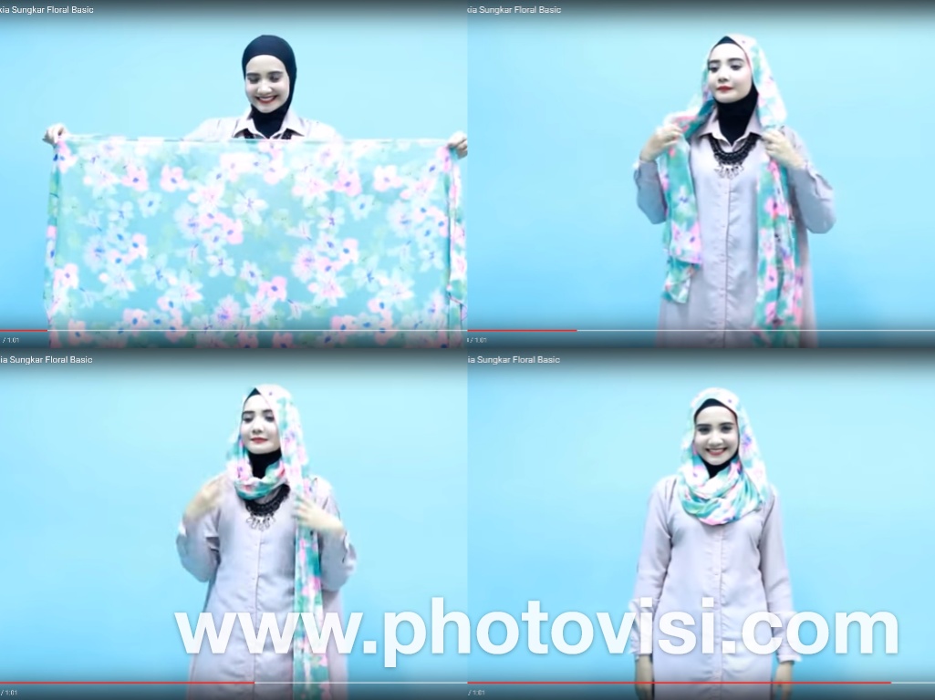 Tutorial Hijab Zaskia Sungkar Tanpa Peniti Tutorial Hijab Paling