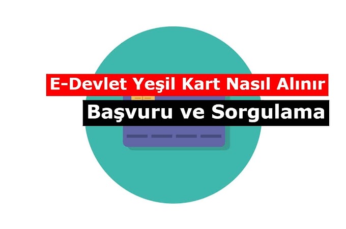 E-Devlet Yeşil Kart Nasıl Alınır? Başvuru ve Sorgulama