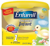 Enfamil baby formulat