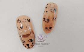 Tarashikomi nail art