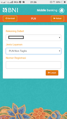 Bayar PLN Non Taglis Lewat BNI Mobile Banking dan Internet Banking