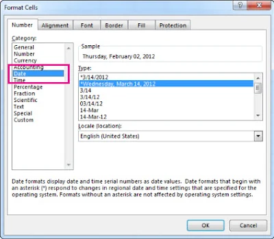 how to change date format in excel
