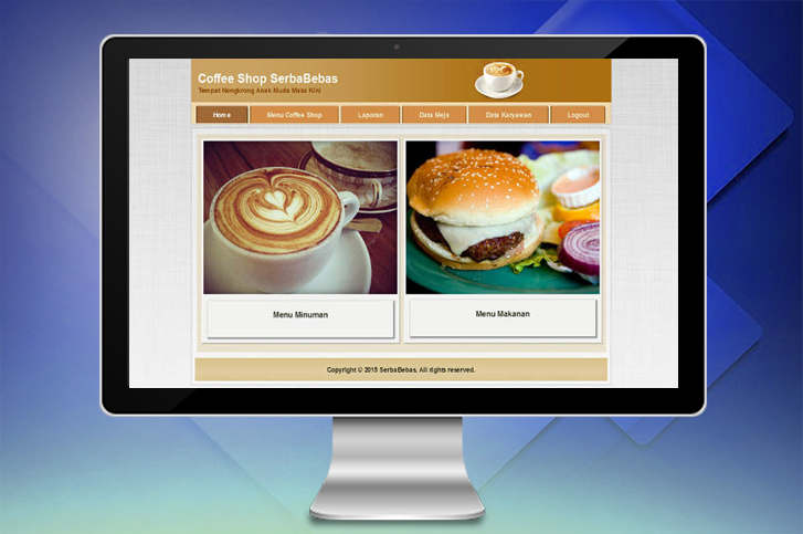 Membuat Desain  Website Coffee Shop Menggunakan PHP 