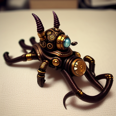 Steampunk Scorpion Statue Miniature 3D amazingwallpapersa blogspot com (7)