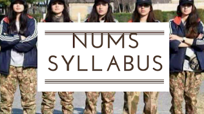 NUMS Syllabus 2024