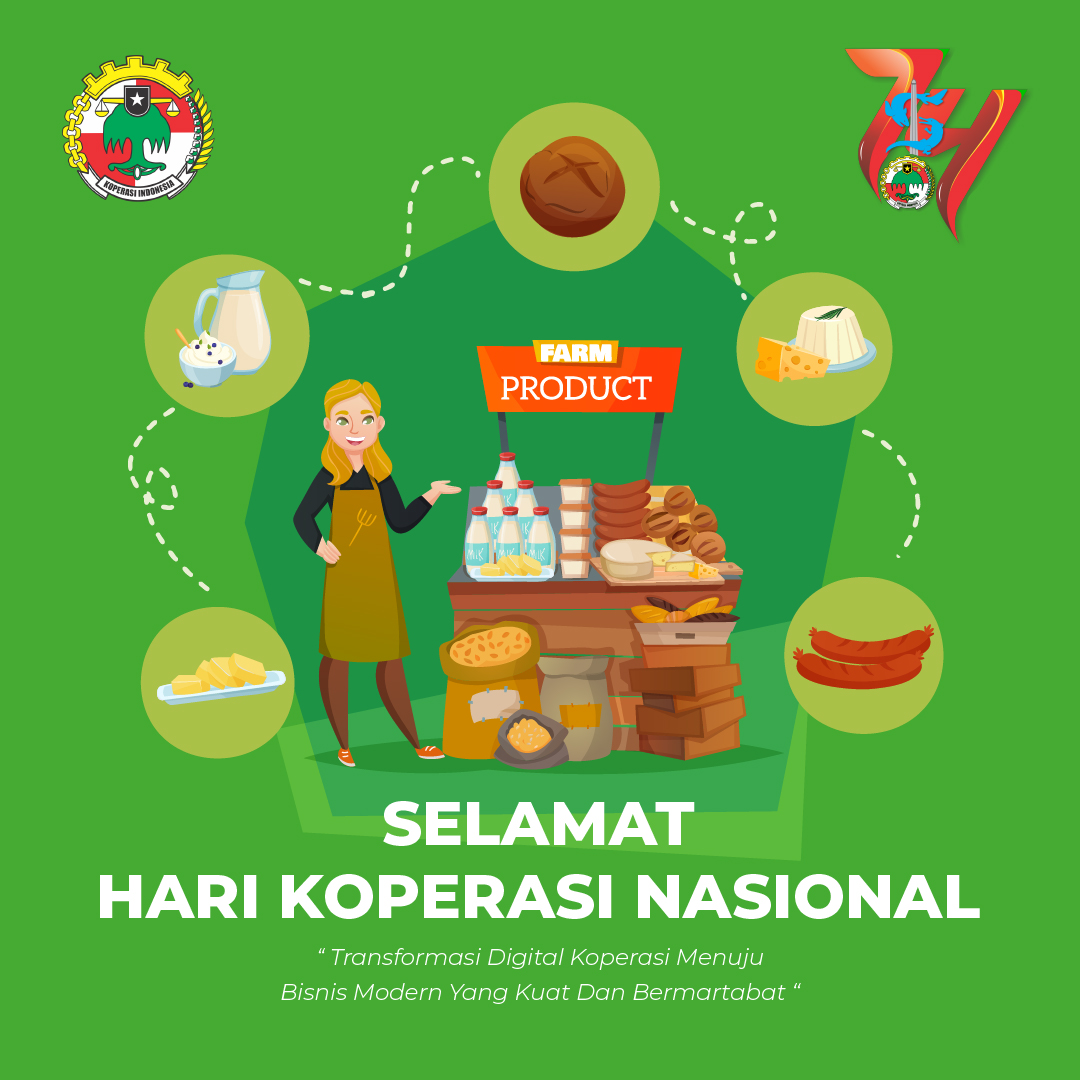 Gambar Ucapan Selamat Hari Koperasi Nasional - 12 Juli 2021