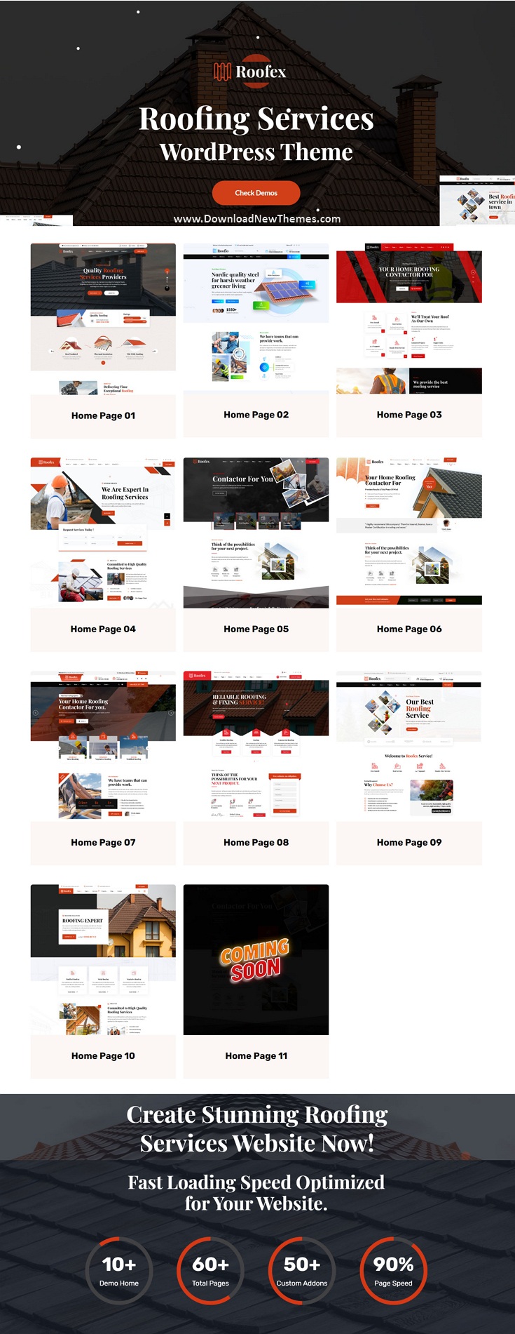 Roofex - Roofing Services WordPress Theme Review