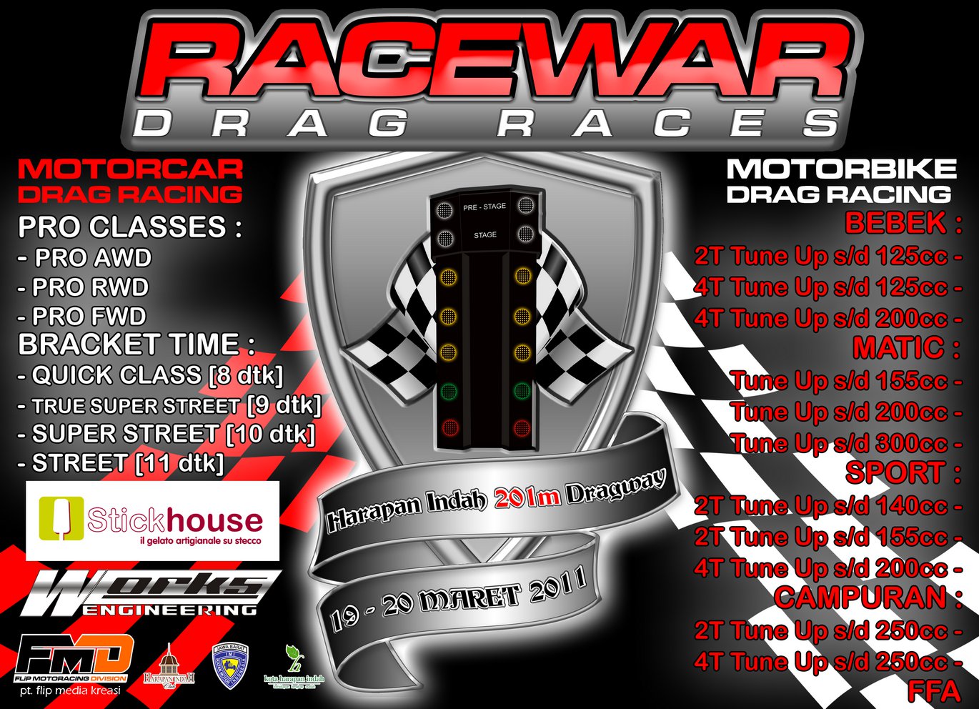 Modifikasi Motor Matic Matic Drag Bike Racewar Drag Races