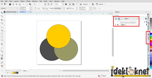 11 Langkah Tutorial Setting Coreldraw Agar Memiliki Layer Seperti Adobe Photoshop