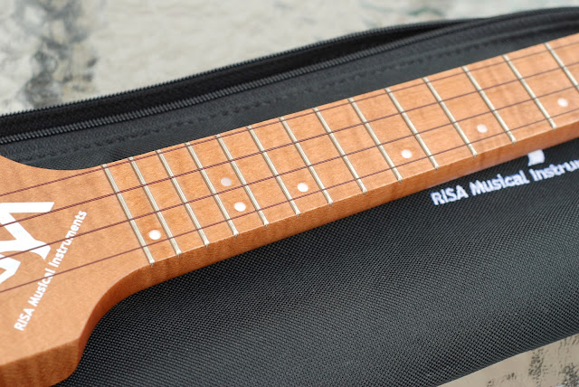 Risa Uke Solid ukulele neck