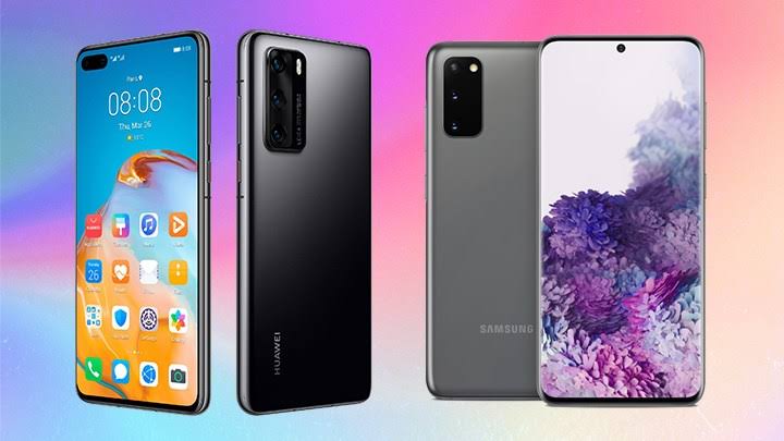 Samsung Galaxy S20 Ultra Vs Huawei P40 Pro+