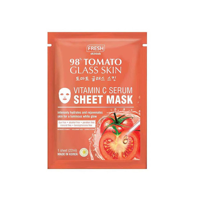 Fresh Tomato Glass Skin Serum Sheet Mask