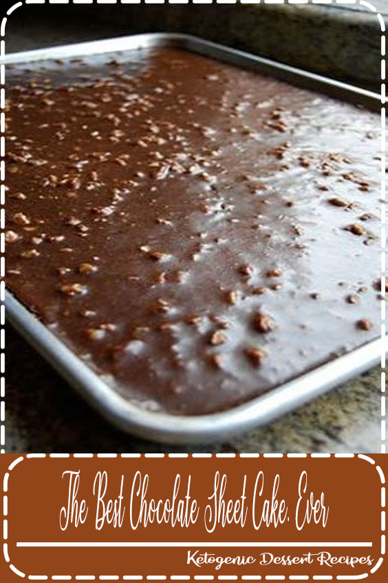 This is is absolutely, without a doubt, The Best Chocolate Sheet Cake. Ever. It’s moist beyond imagination, chocolatey and rich like no tomorrow, and 100% of the time, causes moans and groans from anyone who takes a bite. This is is absolutely, without a doubt, The Best Chocolate Sheet Cake. Ever. It’s moist beyond imagination, chocolatey and rich like no tomorrow, and 100% of the time, causes moans and groans from anyone who takes a bite.