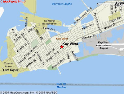 Map of Keywest FL