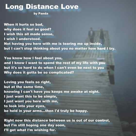 LONG DISTANCE LOVE STORY ♥ - I Love You.....