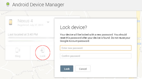 Google Adiciona Bloqueio Remoto ao Android Device Manager