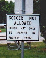 soccer not allowed